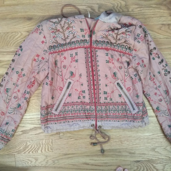 Free People Hooded Drawstring Jacket XS - Picture 6 of 6